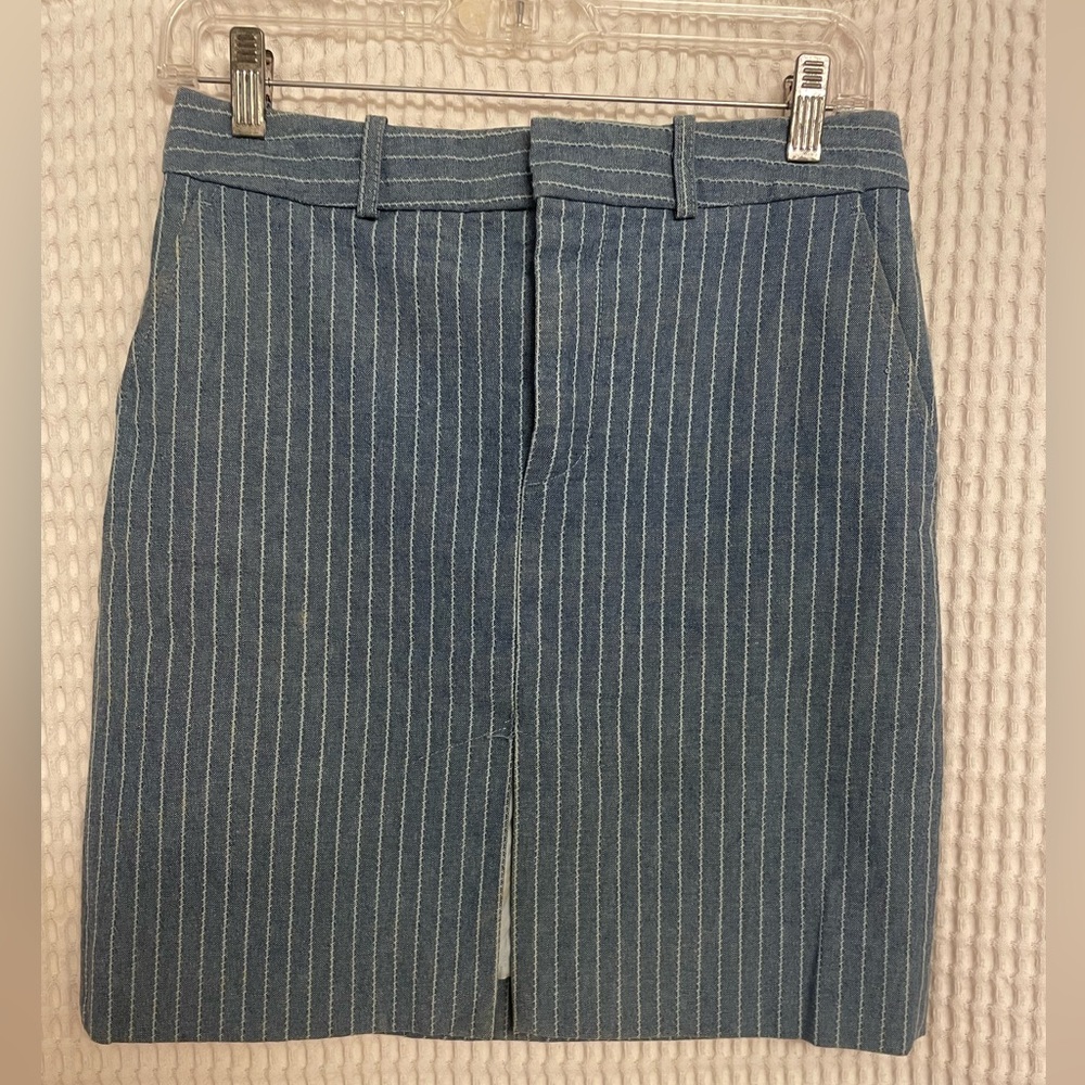 Marc Jacobs Blue Pinstripe pencil skirt Y2K